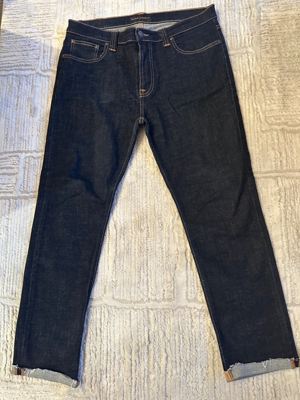 Nudie Jeans Co High Kai Twill Navy